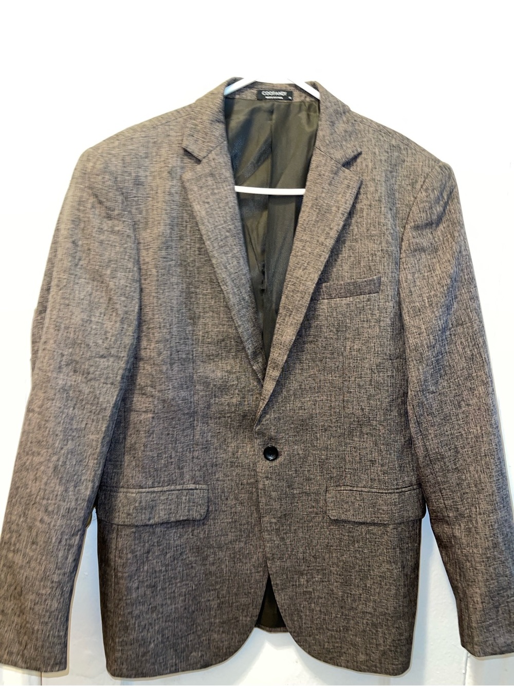 COOFANDY Men’s Taupe Textured Blazer Sport Coat Size Small